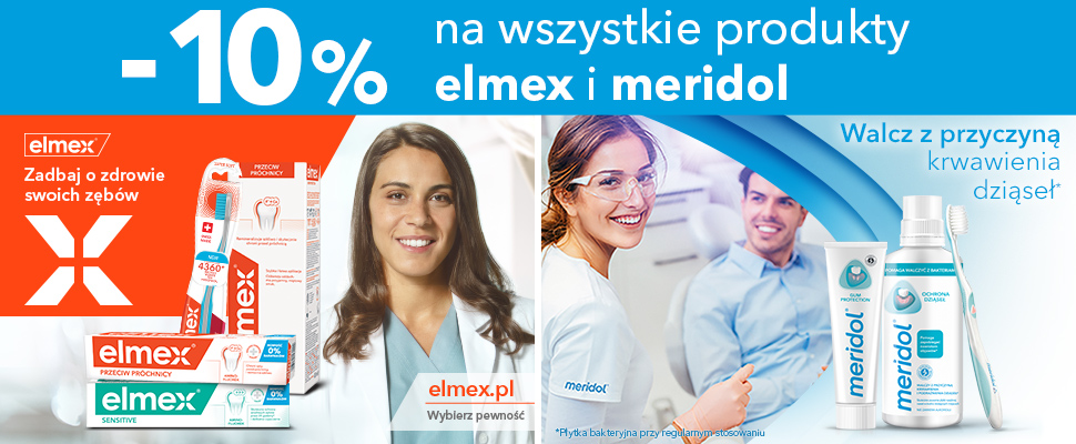 -10% na wszystkie produkty Elmex i Meridol