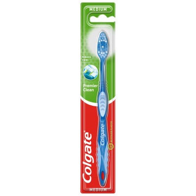 Colgate Premier Clean Medium średnia szczoteczka do zębów 1 sztuka