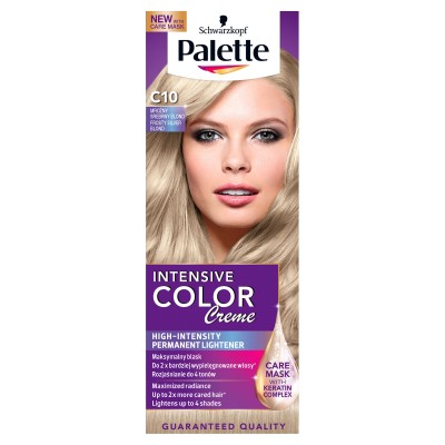 Palette Intensive Color Creme, farba do włosów, C10 platynowy blond