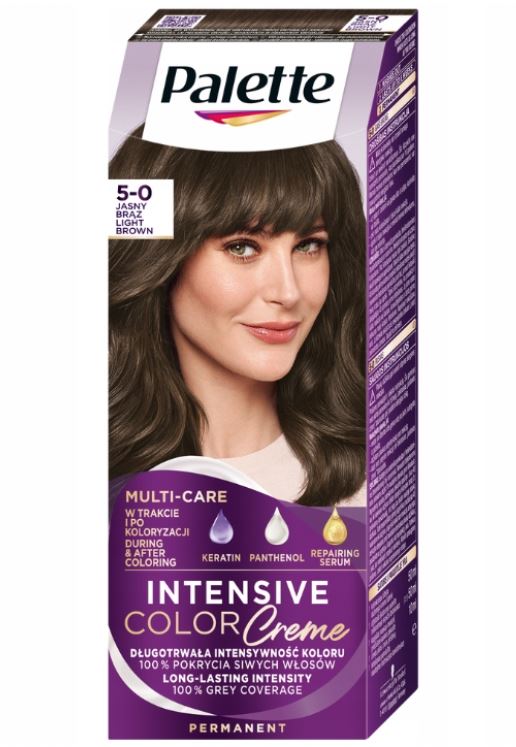 Palette Intensive Color Creme, farba do włosów, N4 jasny brąz
