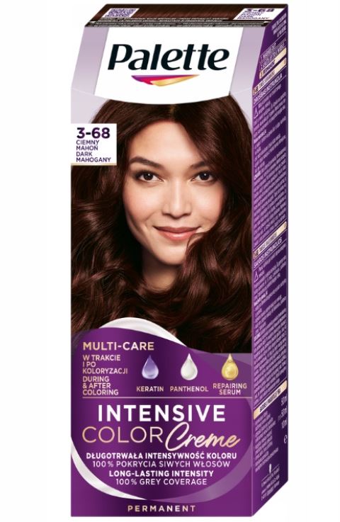 Palette Intensive Color Creme, farba do włosów, R2 ciemny mahoń