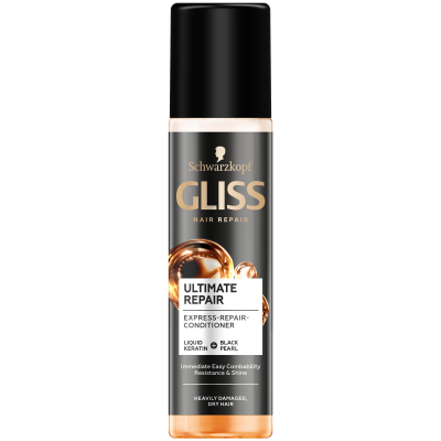Gliss Kur Ultimate Repair, odżywka ekspresowa do włosów, 200ml