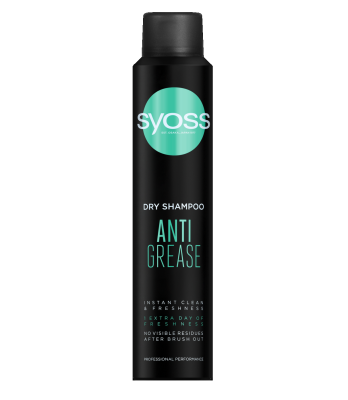 Syoss Anti-Grease, suchy szampon do włosów przetłuszczającym się, spray 200ml
