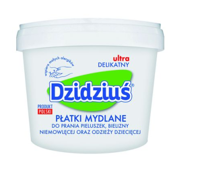 Dzidziuś, płatki mydlane do prania ubranek dziecięcych, 400g