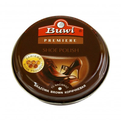 Buwi Brązowa, pasta do butów puszka, 40g