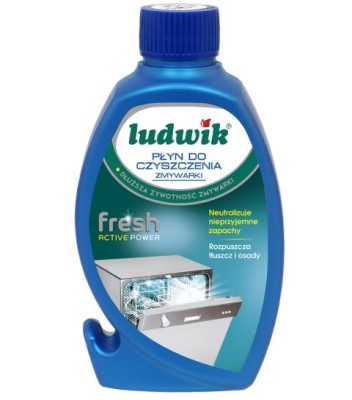 Ludwik, płyn do czyszczenia zmywarki, 250 ml