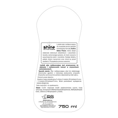 Ludwik, płyn nabłyszczający do zmywarki, 750 ml