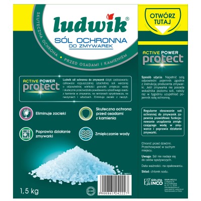 Ludwik, sól do zmywarki, 1,5kg