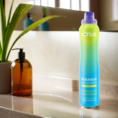 Venus Konwalia & Bawełna pianka do golenia dla kobiet 200ml