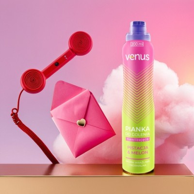 Venus Pistacja & Melon pianka do golenia dla kobiet 200ml