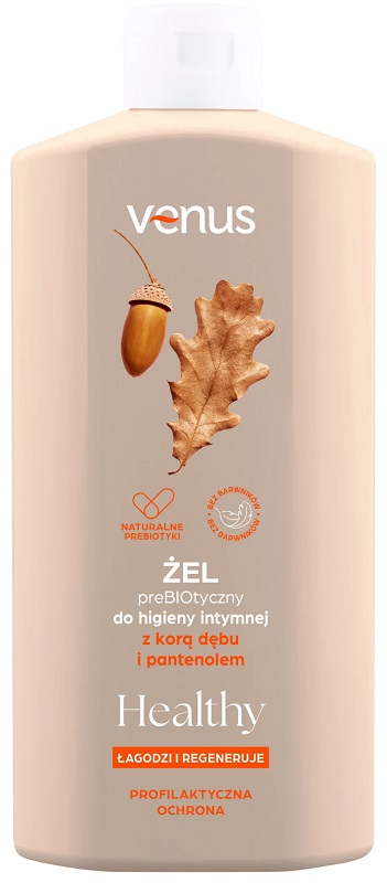 Venus Kora Dębu Healthy prebiotyczny żel do higieny intymnej zapas 500ml