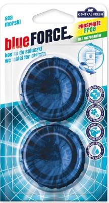 General Fresh Blue, Morski krążek do spłuczki, 2 sztuki