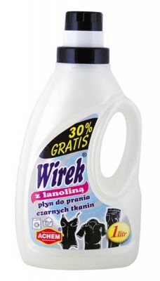 Wirek Czarne Tkaniny, płyn do prania, 1l