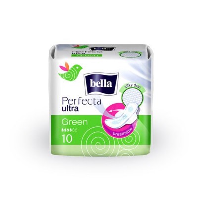 Bella Perfecta Green, podpaski higieniczne, 10 sztuk