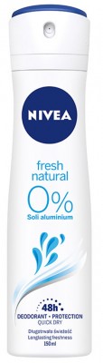 Nivea Fresh Natural, dezodorant w sprayu, 150ml