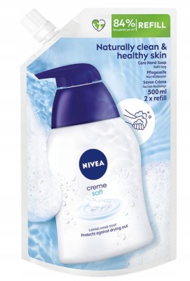 Nivea Cream&Care, mydło w płynie, zapas 500ml