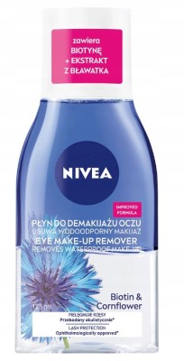 Nivea dwufazowy  płyn do demakijażu oczu, 125ml