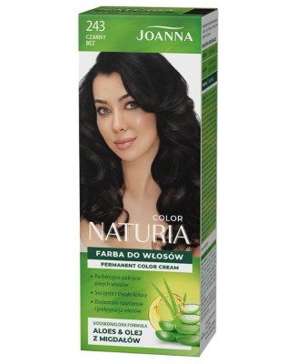 Joanna Naturia Color, farba do włosów,  243 czarny bez