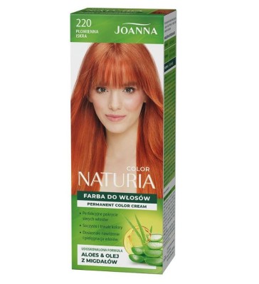 Joanna Naturia Color, farba do włosów, 220 płomienna iskra