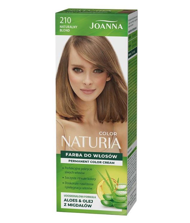 Joanna Naturia Color, farba do włosów, 210 naturalny blond