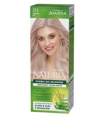 Joanna Naturia Color, farba do włosów, 213 srebrny pył