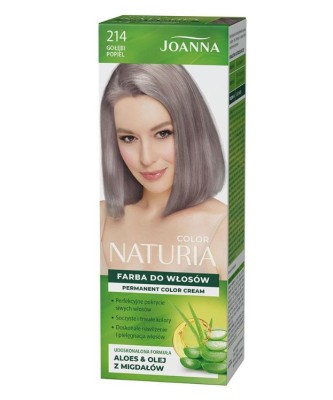 Joanna Naturia Color, farba do włosów, 214 gołębi popiel