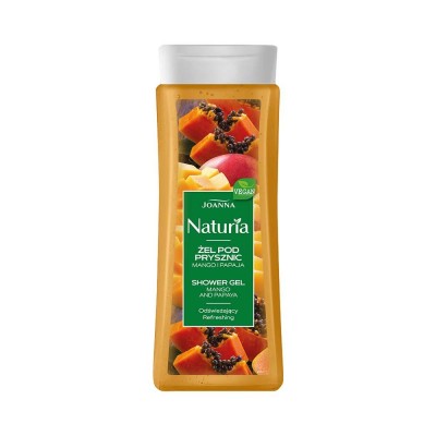 Joanna Naturia Mango i Papaja, żel pod prysznic, 300ml