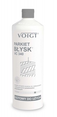 VC 340 Parkiet Błysk, środek na bazie polimerów do nabłyszczania powierzchni drewnianych, uprzednio zaimpregnowanych lakierami, 1l
