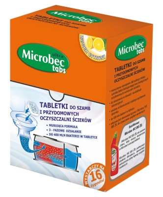 Bros Microbec Ultra tabletki do szamb 16 sztuk