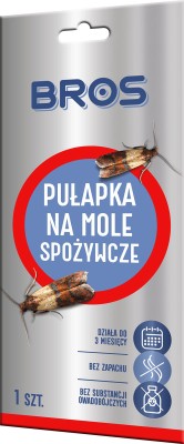 Bros pułapka na mole spożywcze kuchenne 1 sztuka