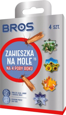 Bros zawieszka na mole cztery pory roku 4 sztuki