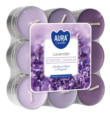 Bispol, Lawenda, podgrzewacze zapachowe, 18 sztuk