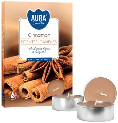 PODGRZEWACZE świeczki zapachowe Bispol p15-65 Aura - CYNAMON - 6 sztuk