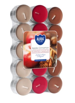 Bispol, Jabłko-Cynamon, podgrzewacze zapachowe, 30 sztuk