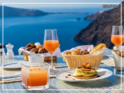 Bispol Aura snk80-63 POMARAŃCZA trójkolorowa świeca zapachowa w szkle - 32H