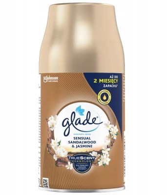 Glade by Brise, Drzewo Sandałowe z Bali i Jaśmin, automatyczny odświeżacz powietrza, zapas 269 ml