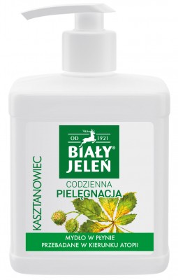 Biały Jeleń Hipoalergiczny, Premium, kasztanowiec, mydło w płynie, 500ml