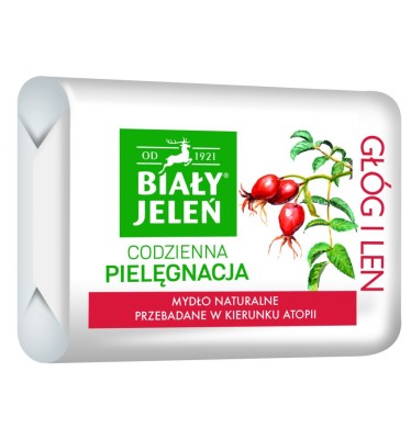 Biały Jeleń Hipoalergiczny, Premium, Głóg, mydło toaletowe, 100g