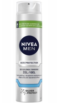 Nivea Men Silver Protect, żel do golenia, 200ml