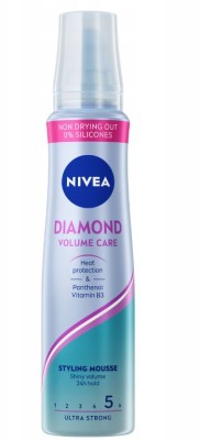 Nivea Styling, Diamond Volume, Ultra Strong, pianka do włosów, 150ml