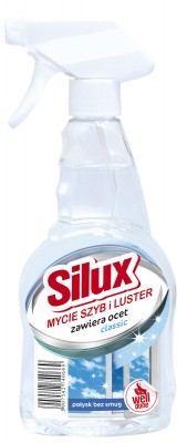 Silux Kryształ. płyn do mycia szyb z pompką. 500ml