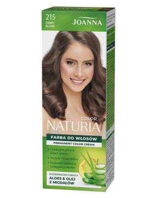 Joanna Naturia Color, farba do włosów, 215 zimny blond