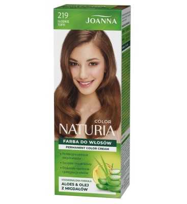 Joanna Naturia Color, farba do włosów, 219 słodkie toffi