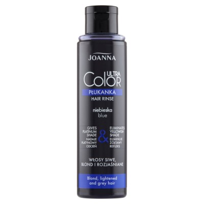 Joanna Ultra Color System, niebieska płukanka do włosów, 150ml
