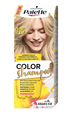 Palette Color Shampoo, koloryzujący szampon, 315 perłowy blond
