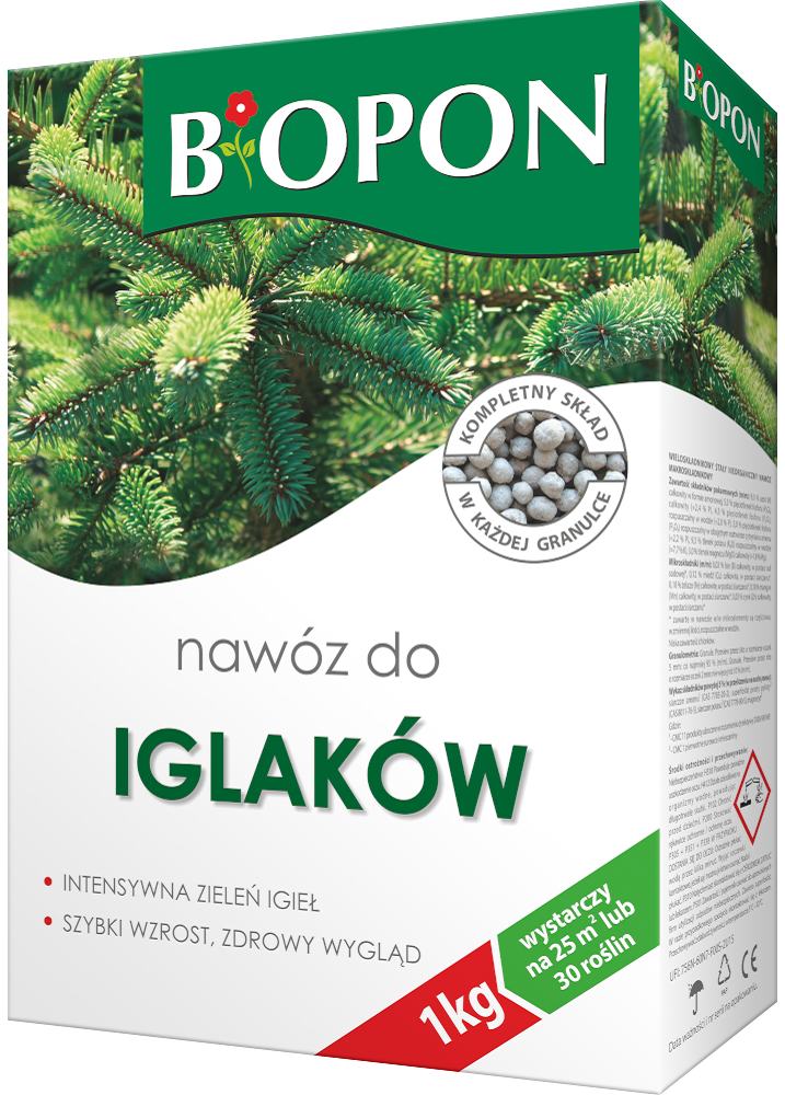 Bopon nawóz granulowany do iglaków BiOPON 1kg