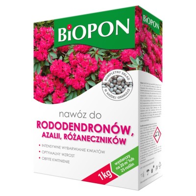 Biopon, nawóz granulowany do rododendronów azalii, 1kg