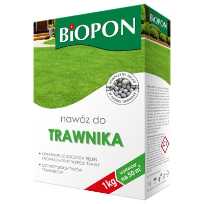 Biopon, nawóz granulowany do trawnika, 1kg