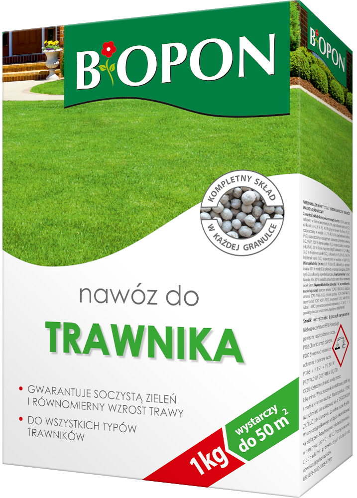 Bopon nawóz granulowany do trawnika BiOPON 1kg