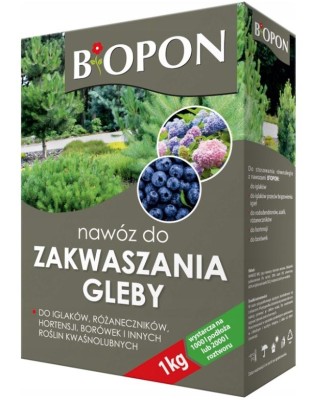 Biopon, granulat do zakwaszenia gleby, 1kg
